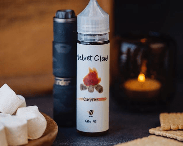 Velvet Cloud Campfire fall e-liquid flavor