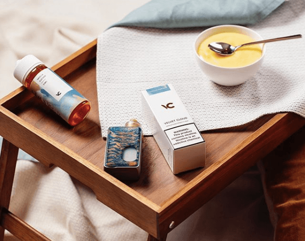 vape sitting on table at home