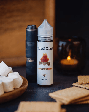 Velvet Cloud Campfire fall e-liquid flavor