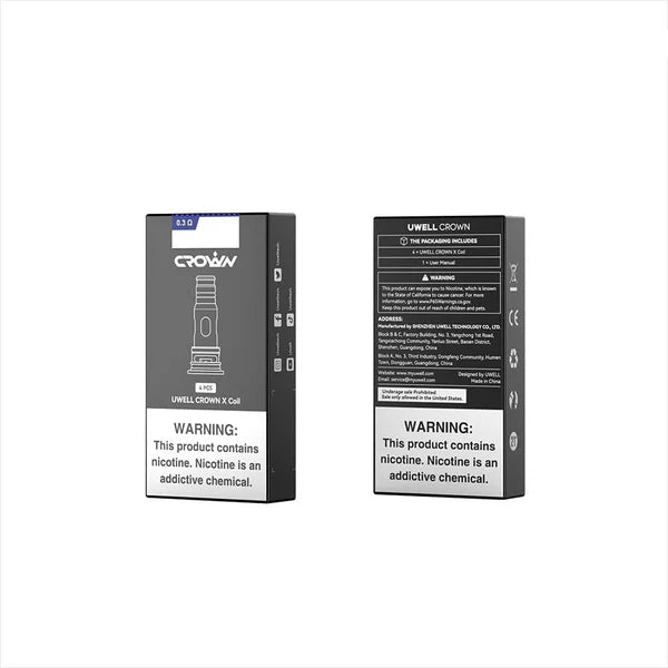 Uwell Crown X Replacement Coils (4/pack)